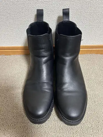 GU 리얼 가죽 사이드 고어 부츠 26cm