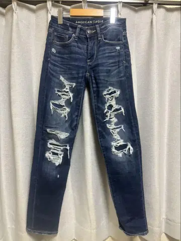 AMERICAN EAGLE 데미지 데님 00 SHORT