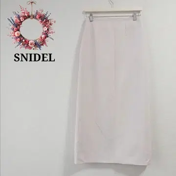 스나이델 I라인 스커트 백 슬릿 셋업 타이트 1