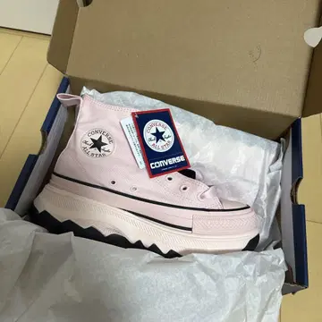 CONVERSE ALL STAR 핑크 통굽 스니커즈