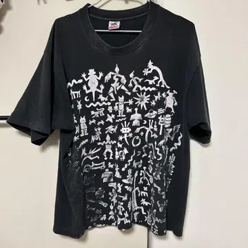 80's Ken Brown USA제 아트 프린트 티셔츠