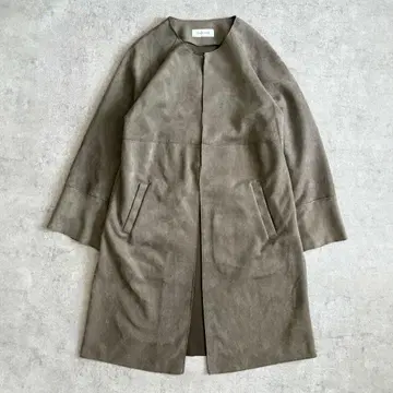 세일 중 새상품급 [Interplanet] 오피스 캐주얼 노카라 코트