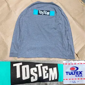 TOSTEM 롱T 긴팔 티셔츠 XL 그레이 토스템