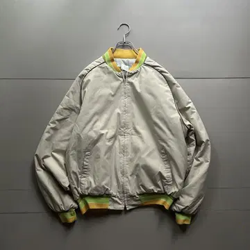 80s UNKNOWN USA제 봄버 자켓 트리콜로르 XL