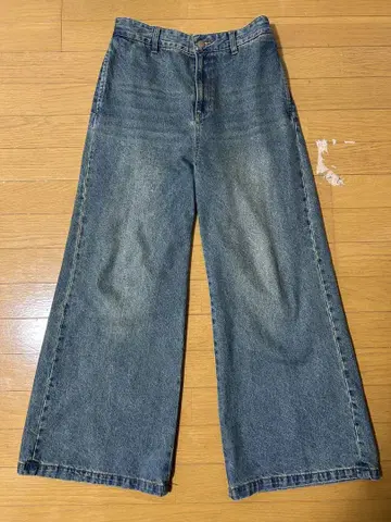 [ CLEL ] 빈티지 디자인 플레어 데님 팬츠