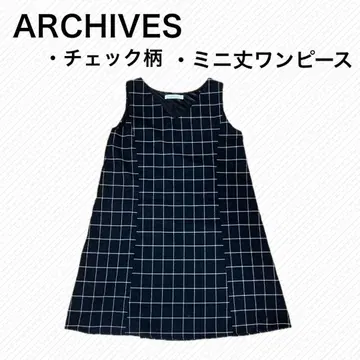 archives 원피스 미니 기장 오버롤 스커트 체크 가을/겨울