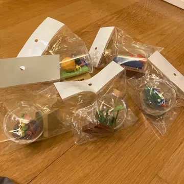 중고 피크민 테라리움 컬렉션 1 5개 세트