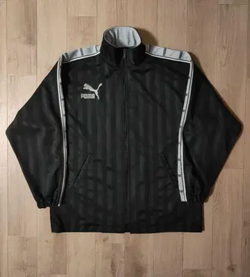 PUMA 스트라이프 저지 블랙