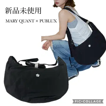 [ 미사용 새상품 ] MARY QUANT x PUBLUX 숄더백 블랙