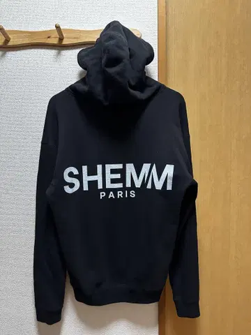 SHEMM PARIS 블랙 후드티