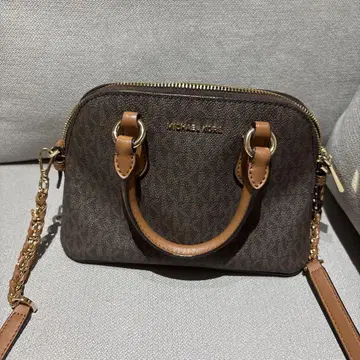 MICHAEL KORS 브라운 핸드백