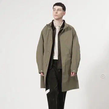 윈드프루프 2WAY 코트 브라운 M
