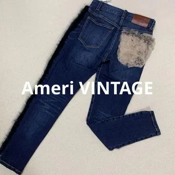 [새상품] Ameri VINTAGE 퍼 데님