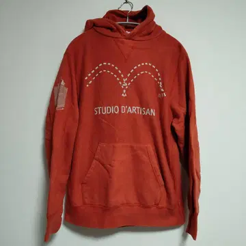 STUDIO D'ARTISAN 루치잔 후디 양V 소매 로고