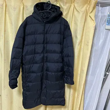 ULTRA LIGHT DOWN 블랙 롱 다운 자켓
