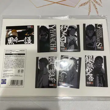 [ BLEACH ] 20주년 비주얼 어나더 컬러 스퀘어 캔뱃지 7개 세트