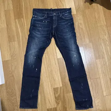 [후쿠야마야] [후쿠야마야 JEANS] 다크 블루 슬림핏 데님