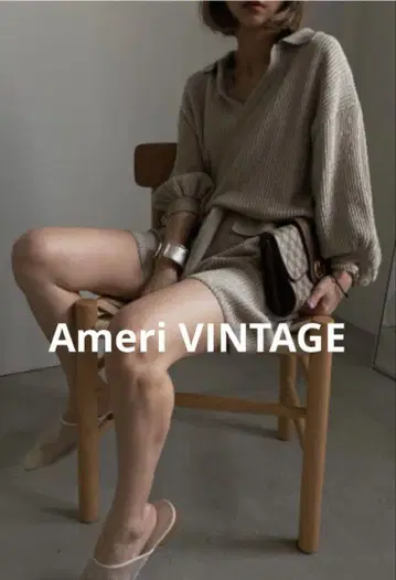 [ 새상품 ] Ameri VINTAGE 니트 살로펫