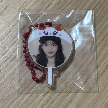 ME:I 캡슐 토이 이시이 란 미니 부채 키링