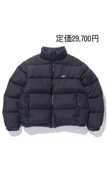 블랙 다운 자켓