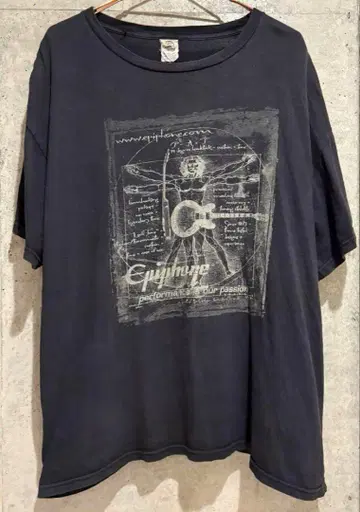 00s Epiphone 에피폰 레오나르도 다 빈치 기타 셔츠