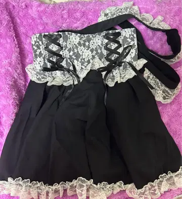 Secret Honey 서스펜더 플레어 스커트