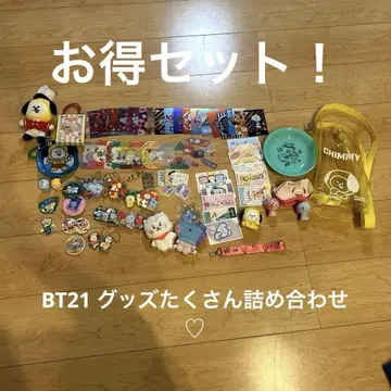 BT21 캐릭터 굿즈 세트 (치미, 쿠키 등)