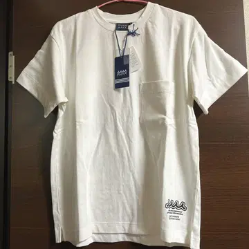 muta marine 화이트 반팔 T셔츠 사이즈 4