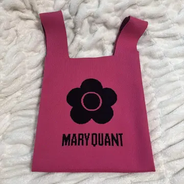 MARY QUANT 핑크 핸드백