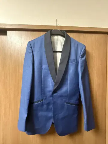 와타베 웨딩 Avica AU-62 턱시도 로얄 블루 파랑 네이비 M
