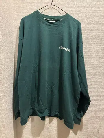 Champion 그린 T셔츠 X-LARGE