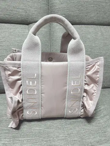 SNIDEL 핑크 토트백