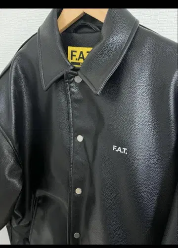 FAT COOPERS PU 가죽 자켓 XL 블랙