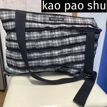 kao pao shu 카오파오슈 체크 숄더백 새상품급