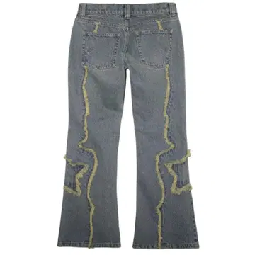 X-girl STAR PATCH DENIM PANTS