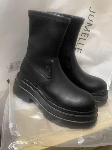 주멜로 부츠 stretch middle boots 24.5cm