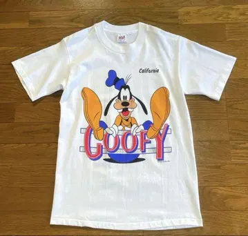 90s USA ANVIL GOOFY 티셔츠 M 화이트