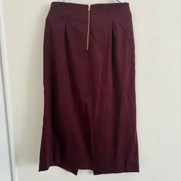Hina Style 버건디 타이트 내로우 스커트