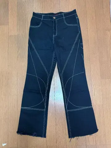 archive y2k 루디 양 부츠컷 데님 블랙