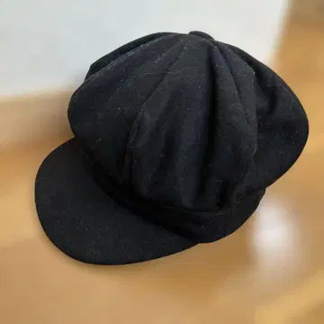 키지마 타카유키 울 헌팅 캡 블랙