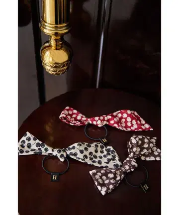 herlipto Cherry Pattern Bow Pony 새상품