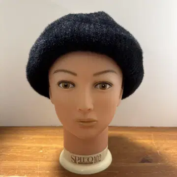 wee9s 퍼 베레모 블랙