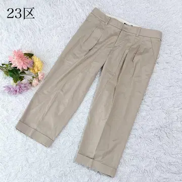 [ 3L ] 23구 캐주얼 팬츠 빅 사이즈 크롭 스트레이트 고급