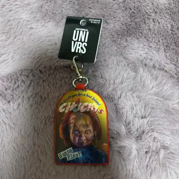 일본 한정판 USJ 처키 키체인 UNIVRS 유니버셜 할로윈