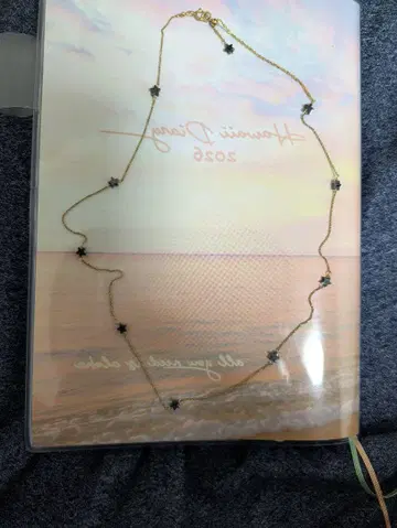 골드 체인 별 모양 참 목걸이