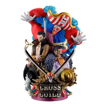 원피스 CROSS GUILD 피규어 배기 미호크 크로커다일