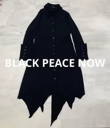 BLACK PEACE NOW 울 롱 원피스 커팅