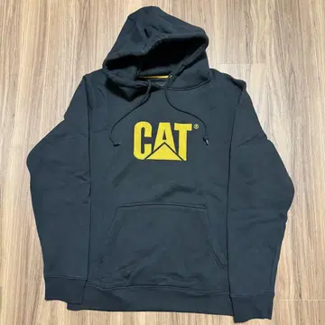CAT 캐터필러 후드티 블랙 XL