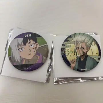 Dr.STONE 닥스토 마네키네코 콜라보 캔뱃지 센쿠 겐
