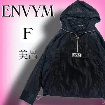 ENVYM EVM 로고 나일론 후드티 후디 블랙 F 사이즈 새상품급